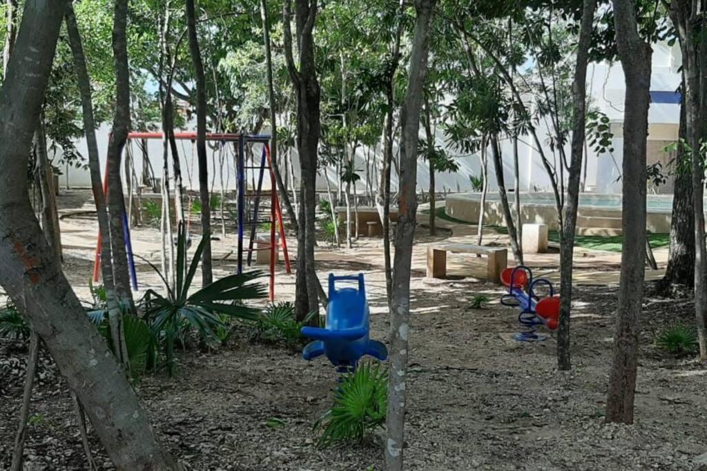 Departamento Residencial Con Alberca Cancún Esterno foto